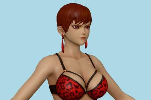 KOF Vice King-of-Fighters, kof, woman, female, people, human, xna, characters, rigged